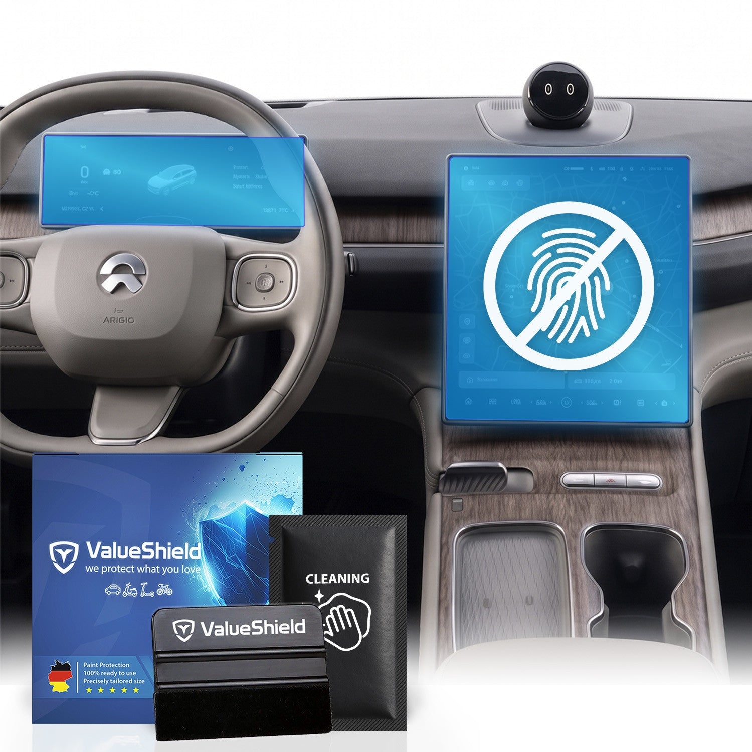 Anti-Fingerprint Displayschutzfolie passend für NIO ET7 2022-2028