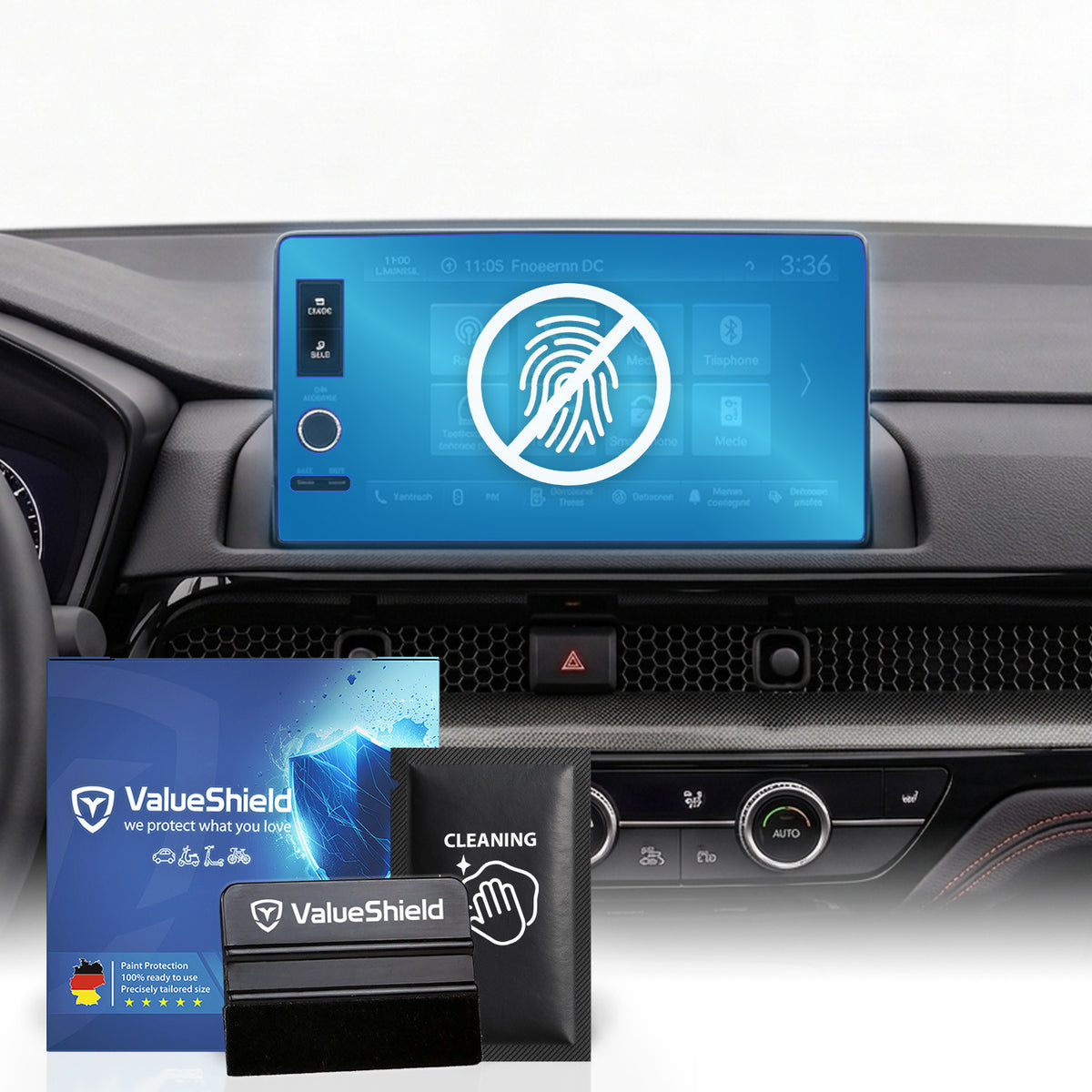 Anti-Fingerprint Displayschutzfolie passend für Honda CR-V e 2023-2028 (5-Türer SUV)