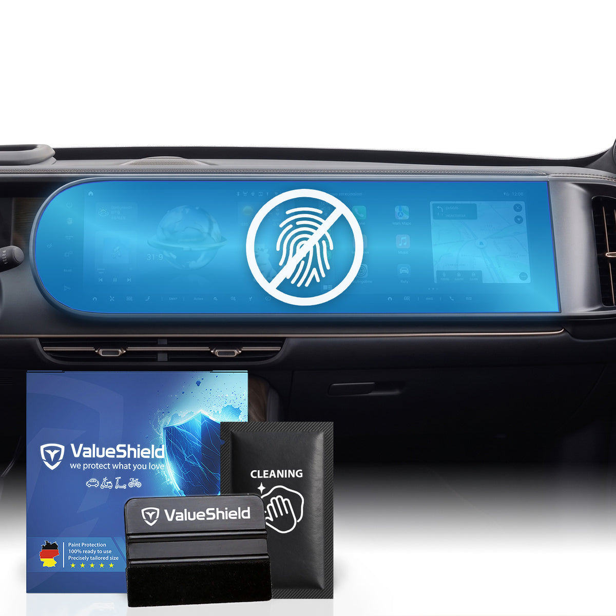 Anti-Fingerprint Displayschutzfolie passend für Smart #5 2025-2031 (5-Türer SUV)
