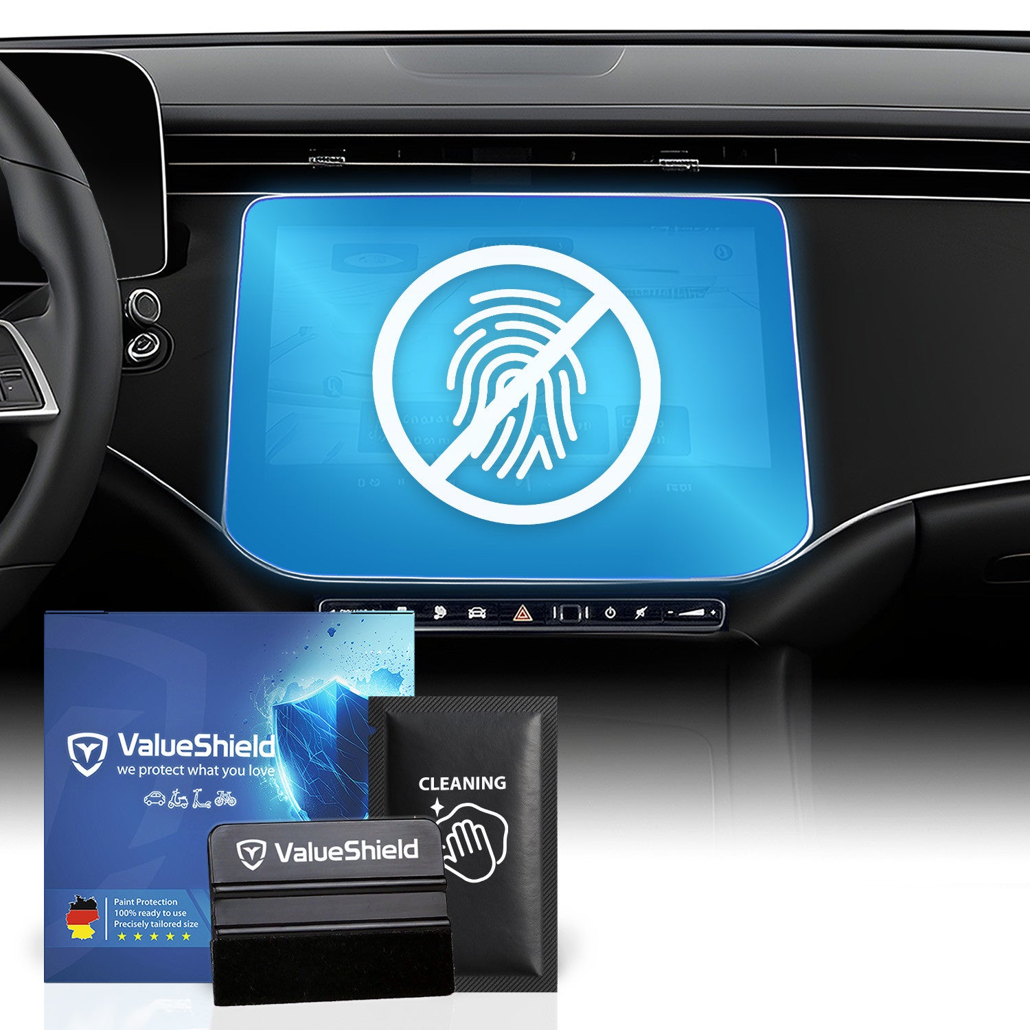 Anti-Fingerprint Displayschutzfolie passend für Mercedes E-Klasse S214/X214 T-Modell 2023-2030 (5-Türer Kombi)