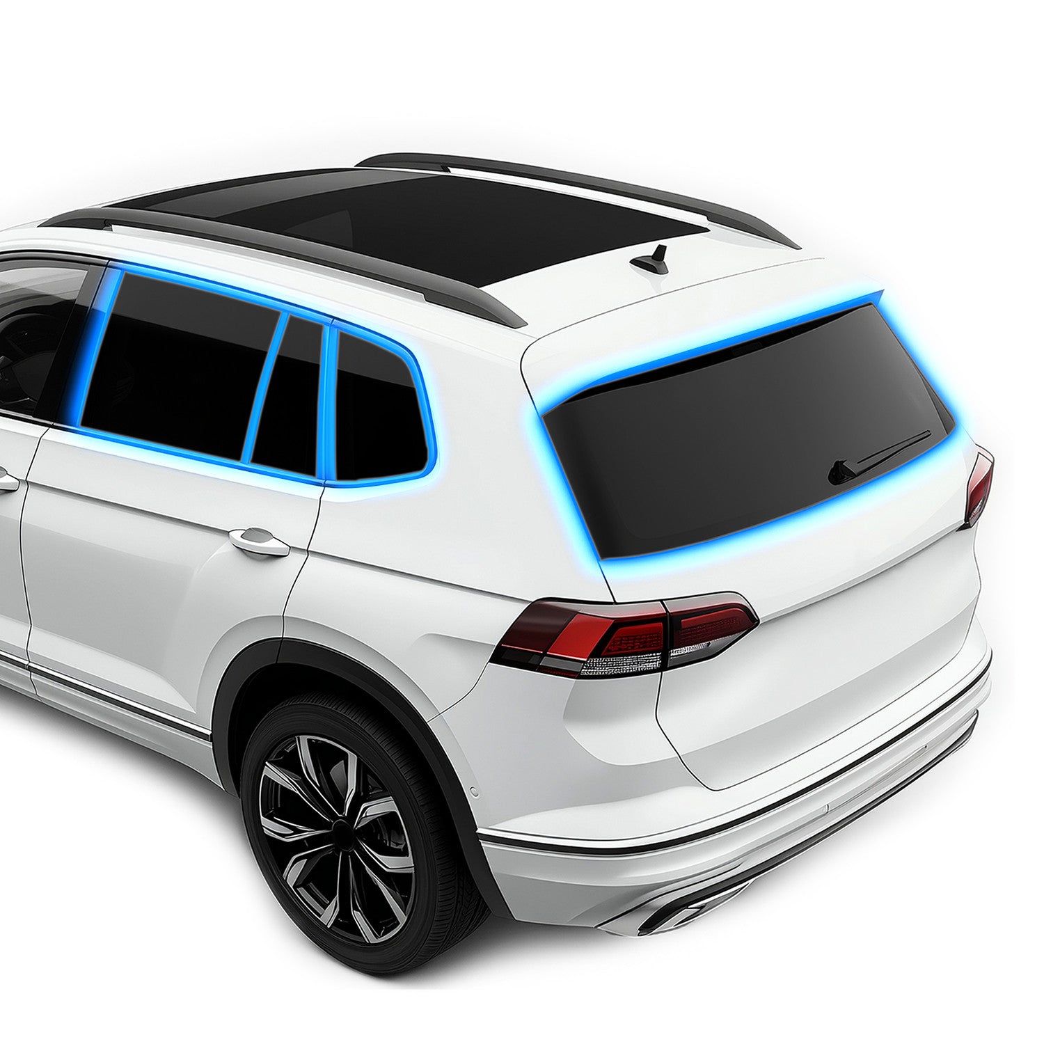 Autoscheiben Tönungsset für BMW 5er G30 2017-2024 & M5 (5-Türer Limousine): Fenstertönung Verdunkelung Sonnenschutz