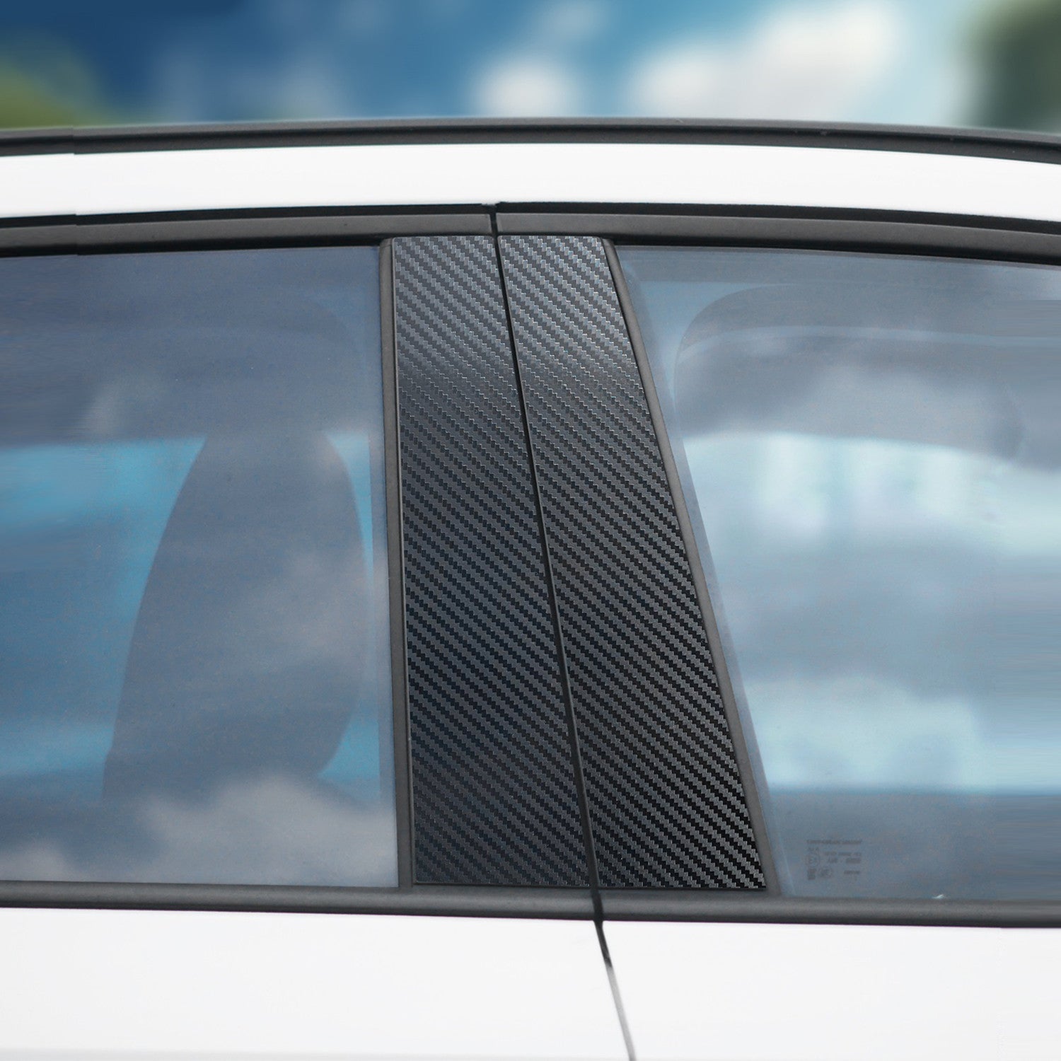 Zierleistendekor für Audi 80 B3 & B4 1986-1995 & S4/RS4 (5-Türer Limousine) Blende B-Säule Tür