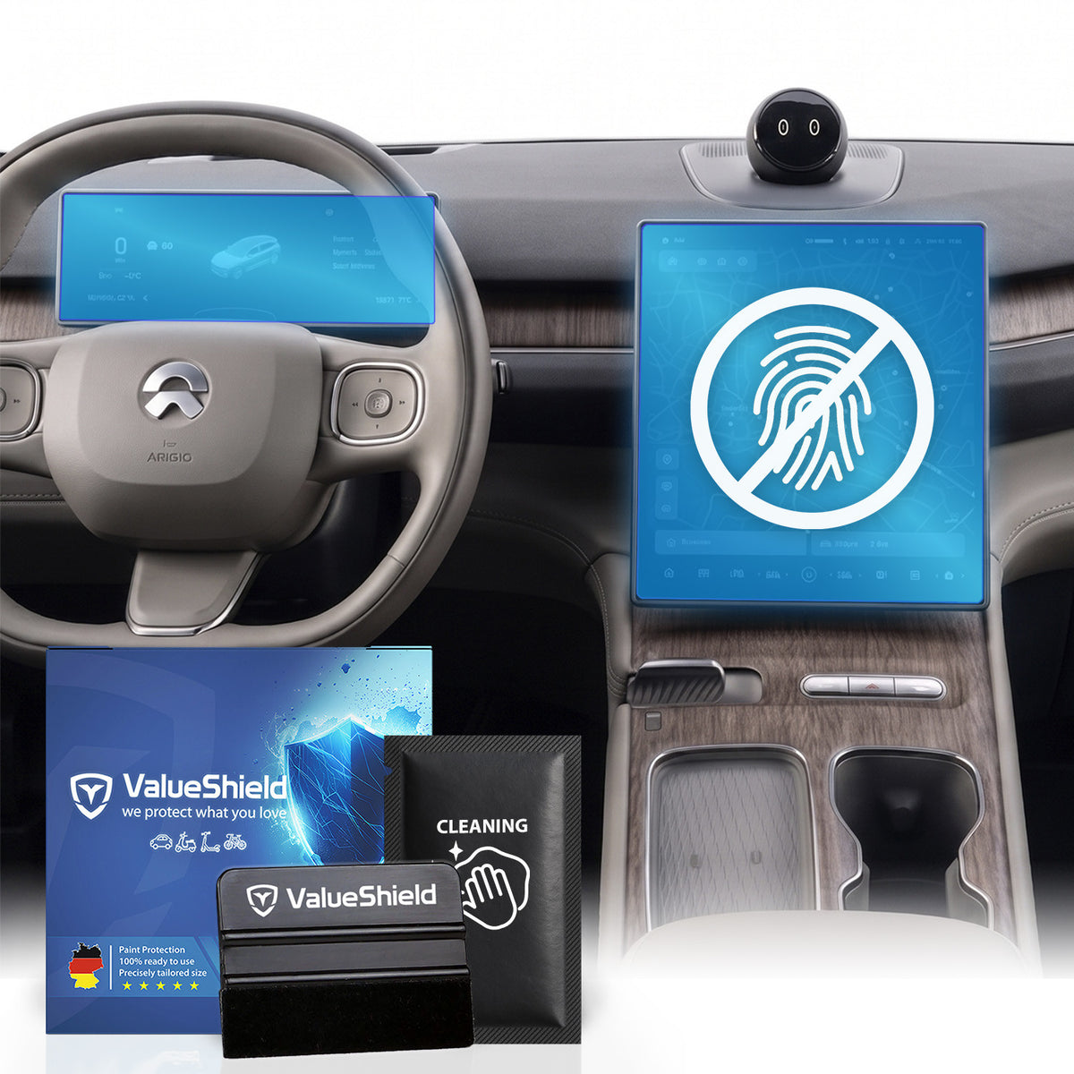 Anti-Fingerprint Displayschutzfolie passend für NIO EL7 2023-2029