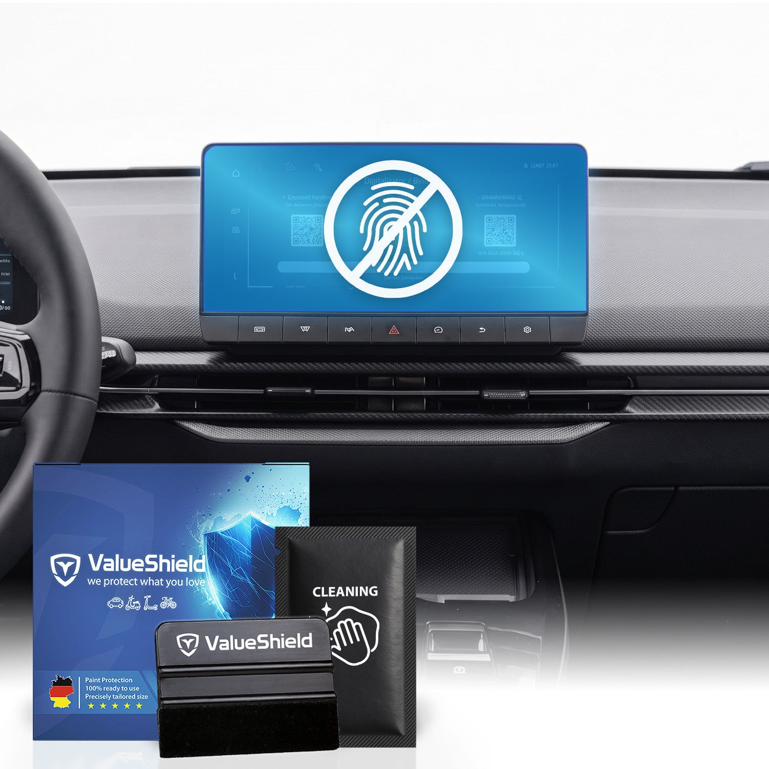 Anti-Fingerprint Displayschutzfolie passend für MG 5 2020-2027 (5-Türer Limousine)
