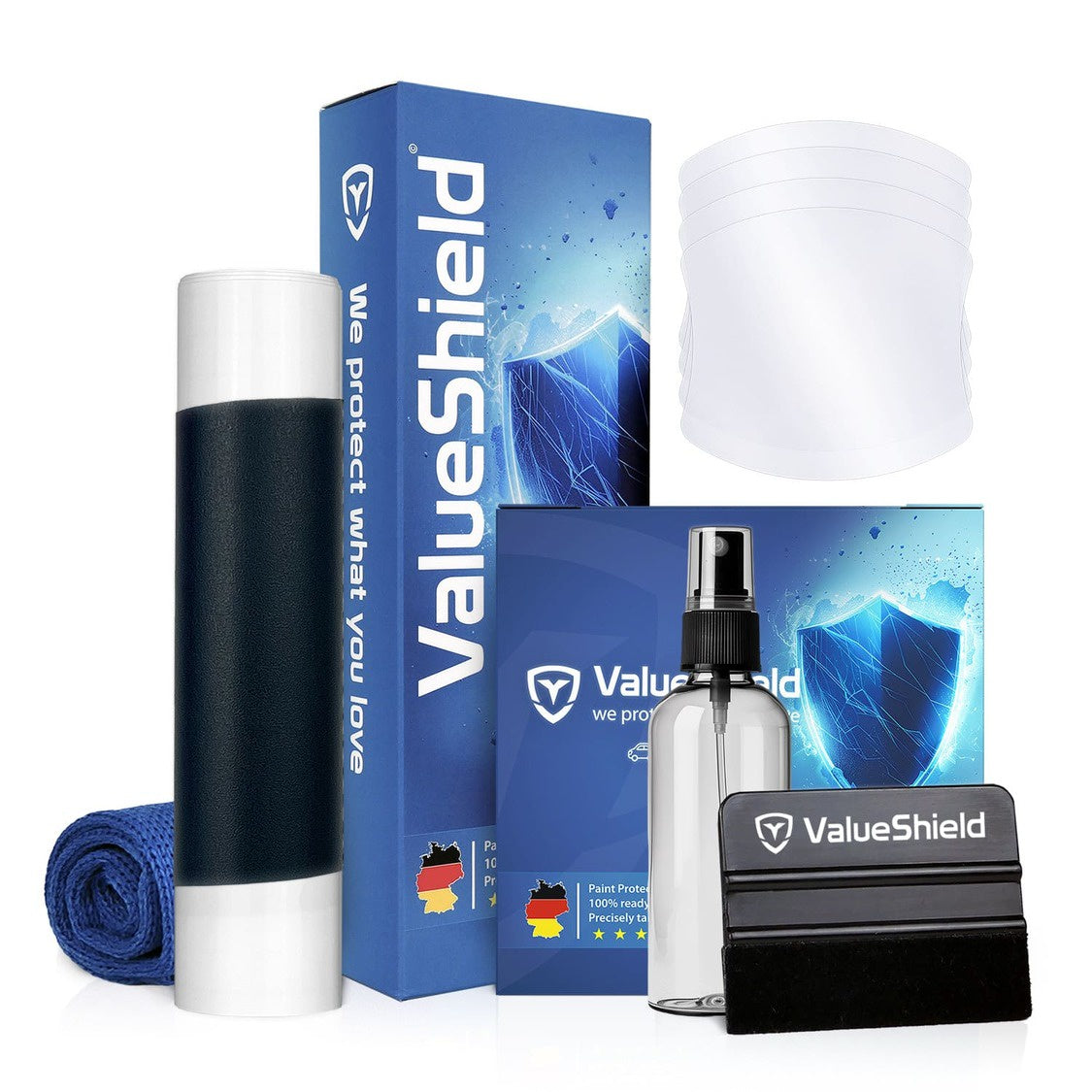 XL Kombiset-Lackschutzfolien passend für Dacia Bigster 2025-2031 (5-Türer SUV) + universal Ergänzungsset