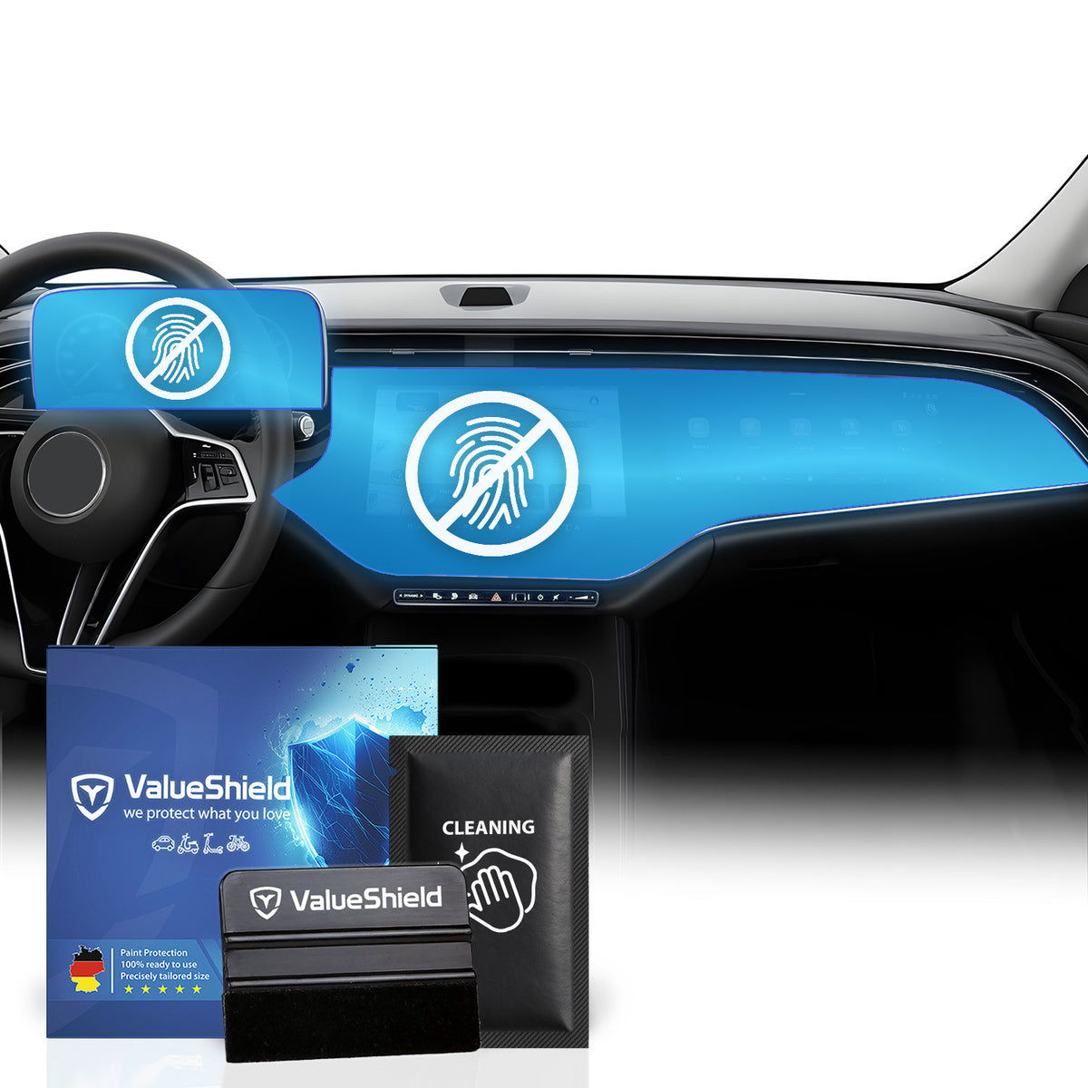 Anti-Fingerprint Displayschutzfolie passend für Mercedes E-Klasse W214 2023-2030 (5-Türer Limousine)