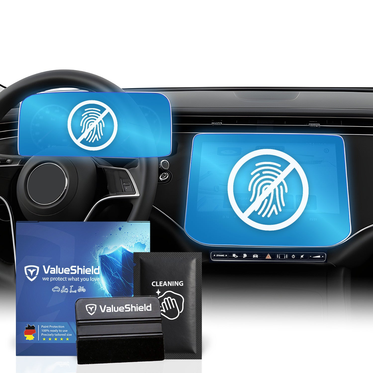 Anti-Fingerprint Displayschutzfolie passend für Mercedes E-Klasse W214 2023-2030 (5-Türer Limousine)