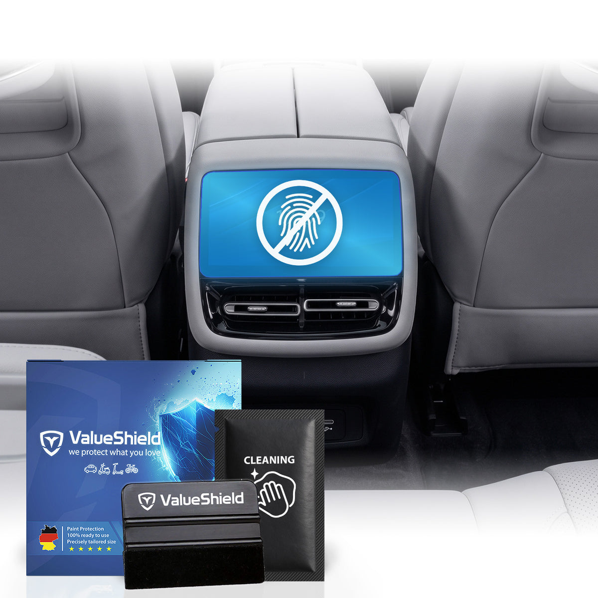 Anti-Fingerprint Displayschutzfolie passend für Xpeng P7+ 2026-2031 Limousine